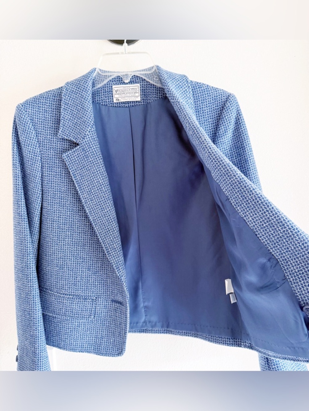 PENDLETON Vintage Miss Pendleton 70’s/80’s Virgin Wool Blazer and Skirt Suit Set - Picture 7 of 16